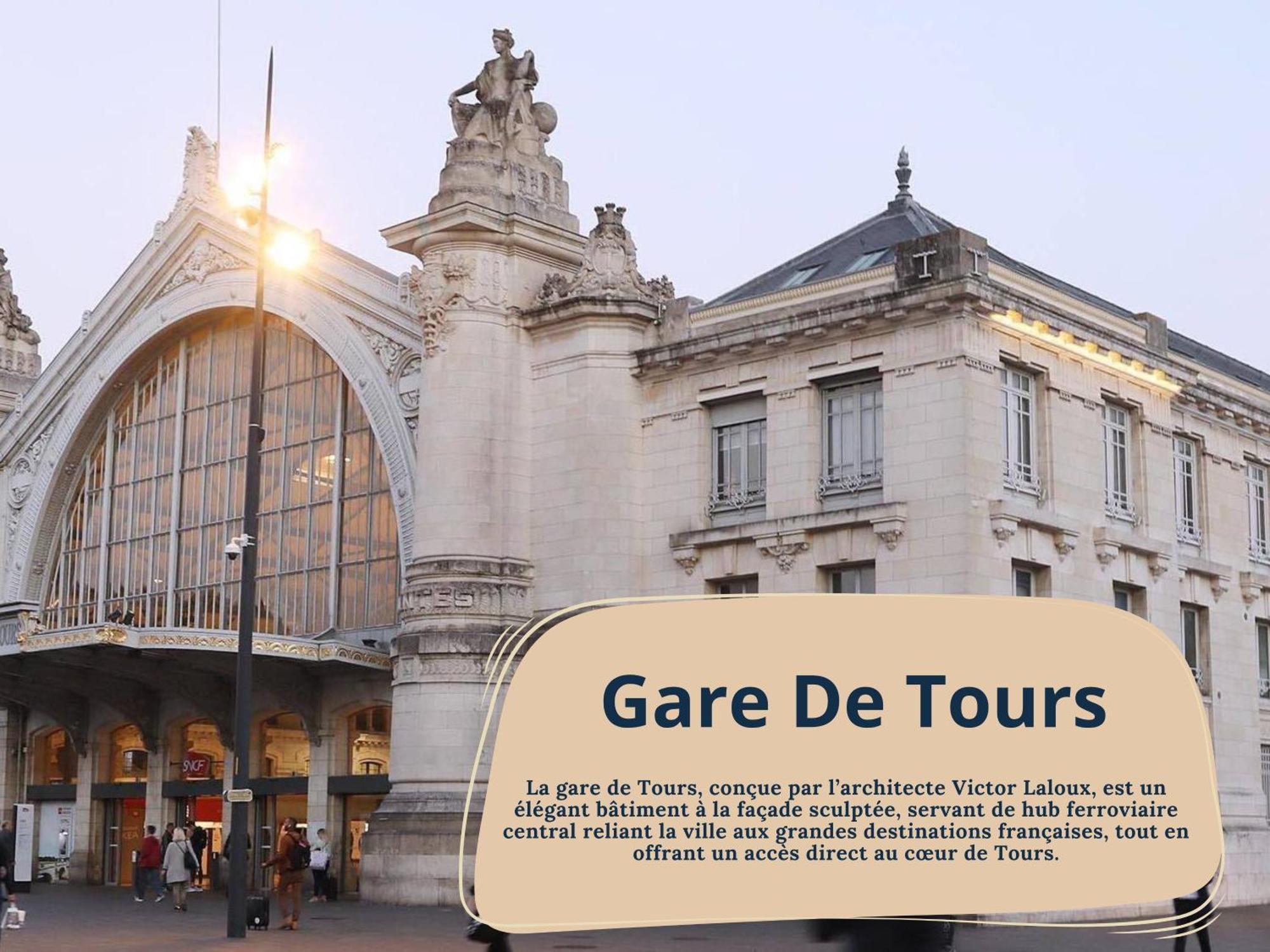 Ferienwohnung Sakura - Face Gare Tours Exterior foto